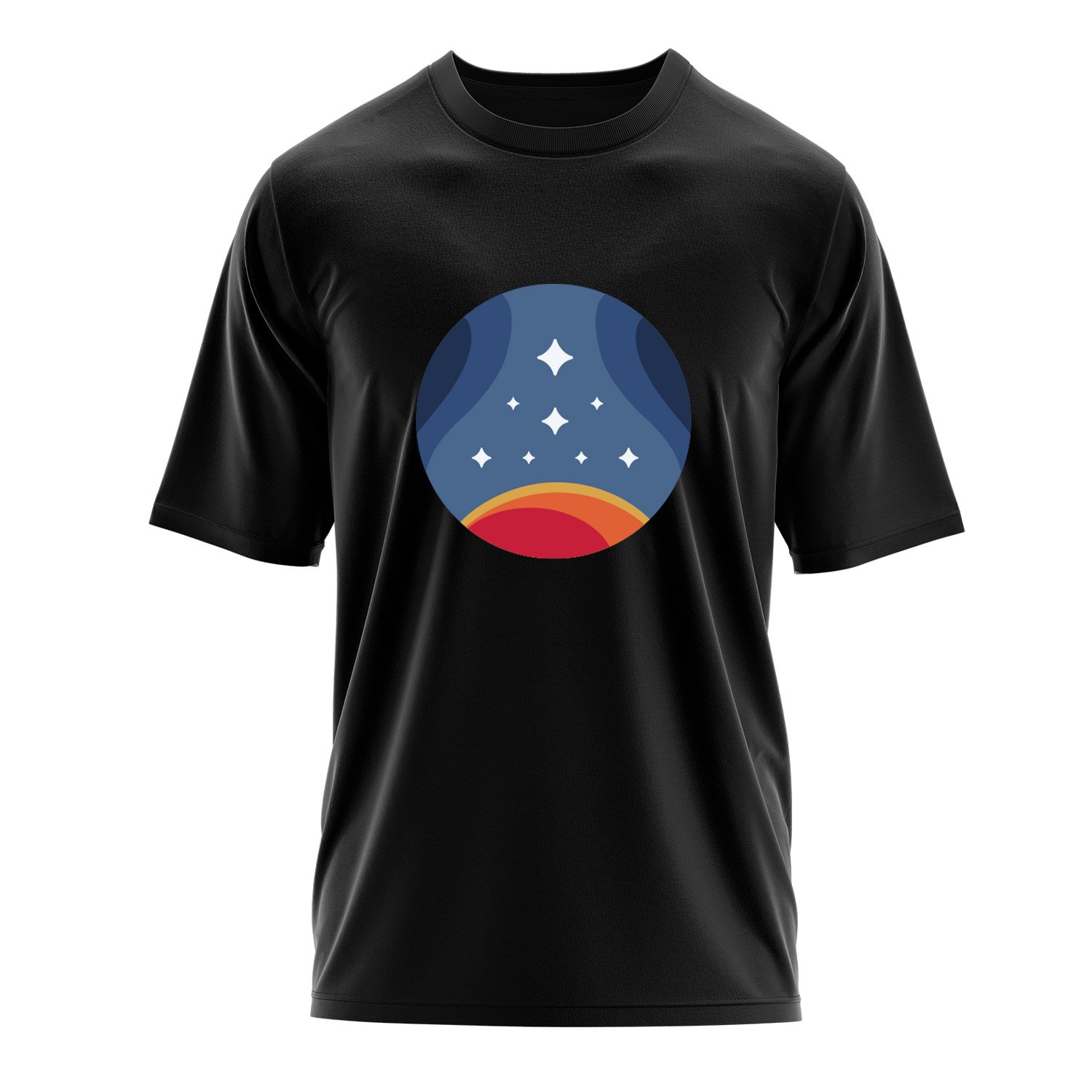 Starfield Constellation Oversize Tişört M - Siyah