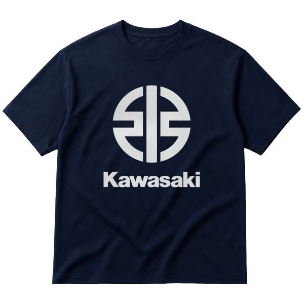 Kawasaki Oversize Tişört S - İndigo Mavisi