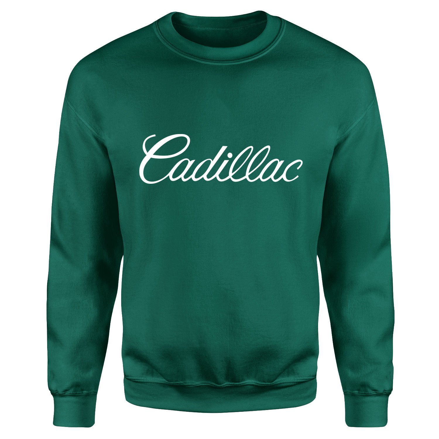 Cadillac Script Sweatshirt L - Nefti Yeşili