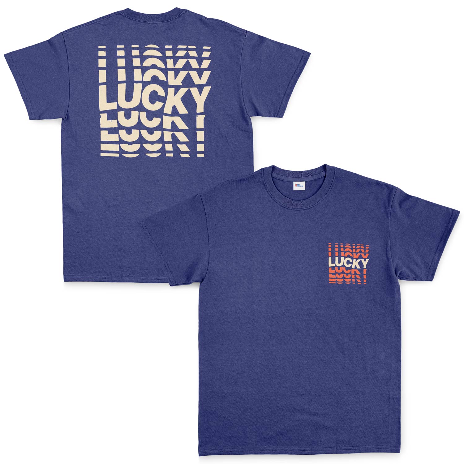 Lucky Tişört M - İndigo Mavisi