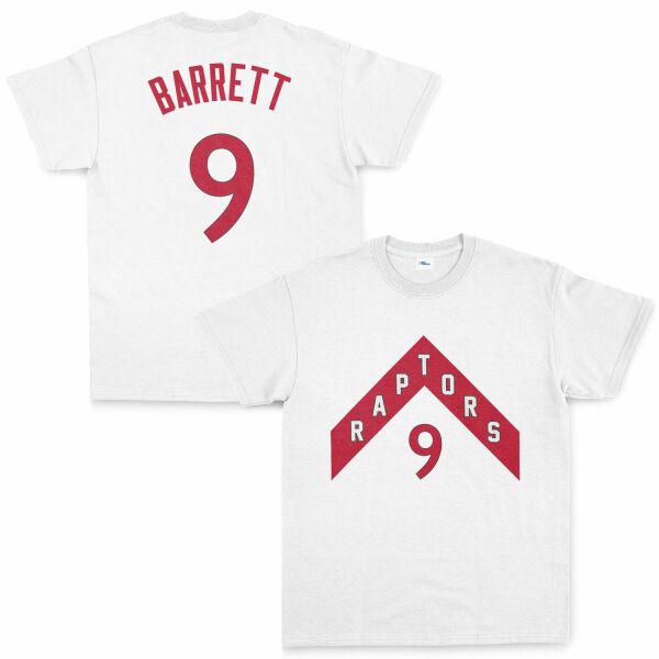 RJ Barrett 9 Raptors Jersey Tişört XL - Beyaz