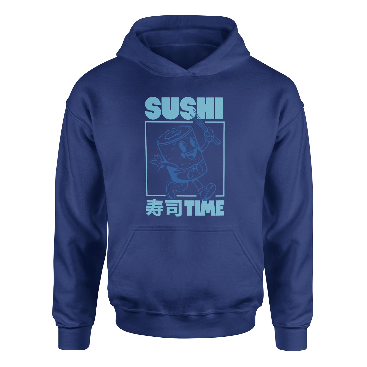Sushi Time Hoodie S - İndigo Mavisi