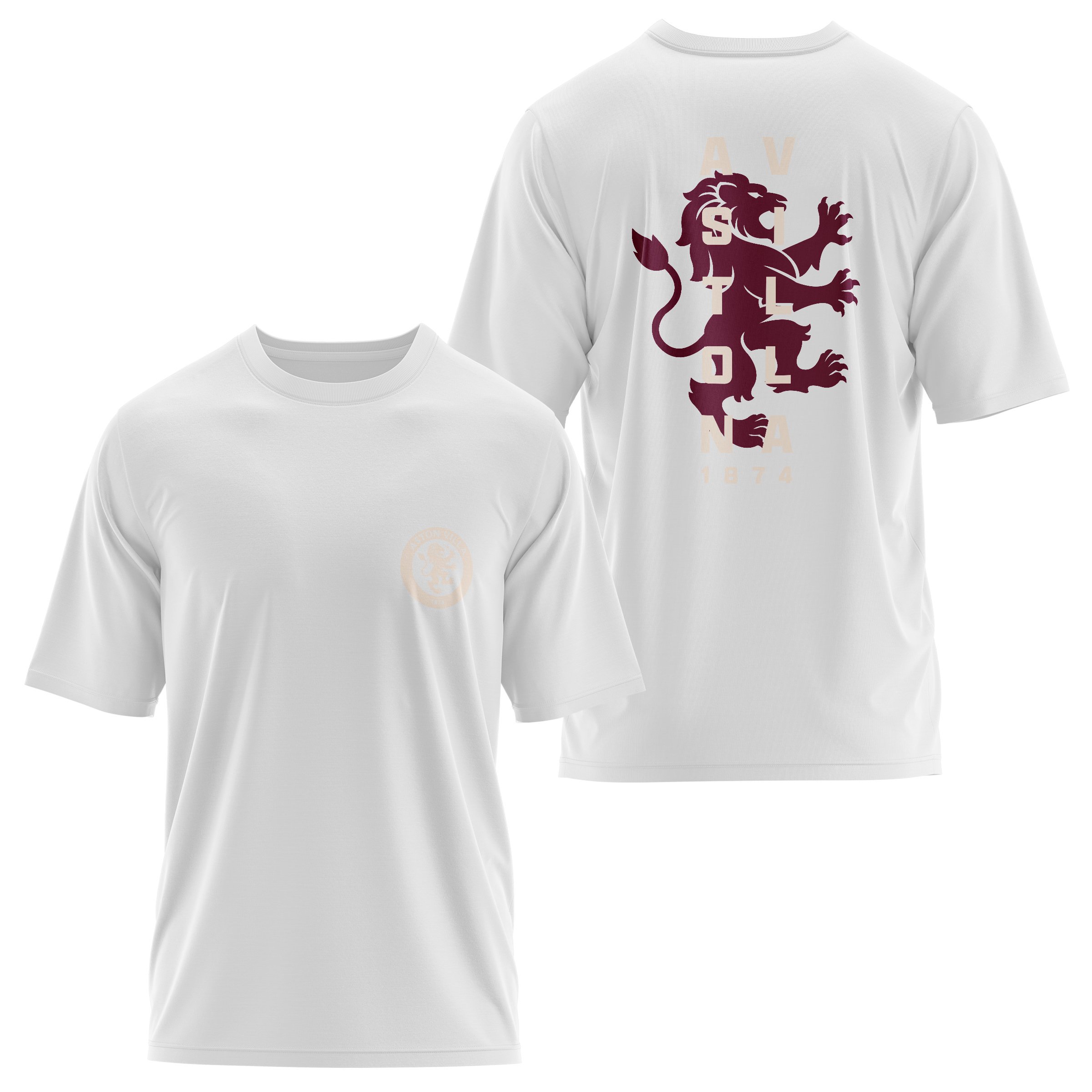 Aston Villa 1874 Heritage Oversize Tişört