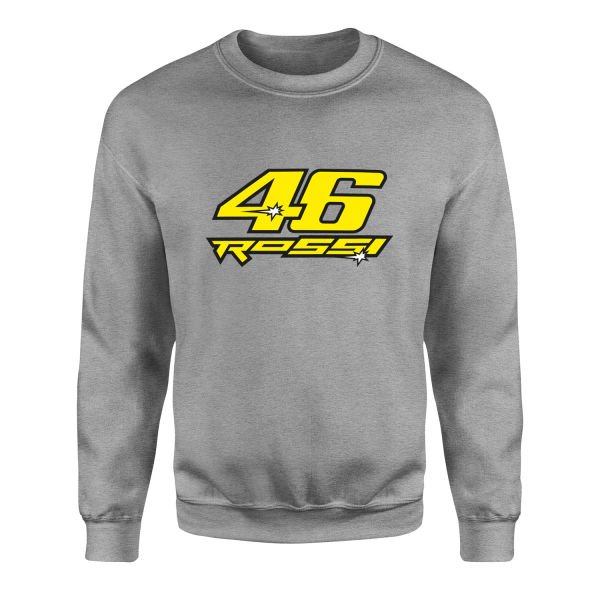 Valentino Rossi 46 Sweatshirt L - Gri
