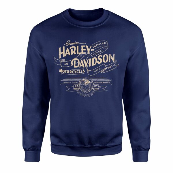 Harley-Davidson XI Sweatshirt XL - İndigo Mavisi