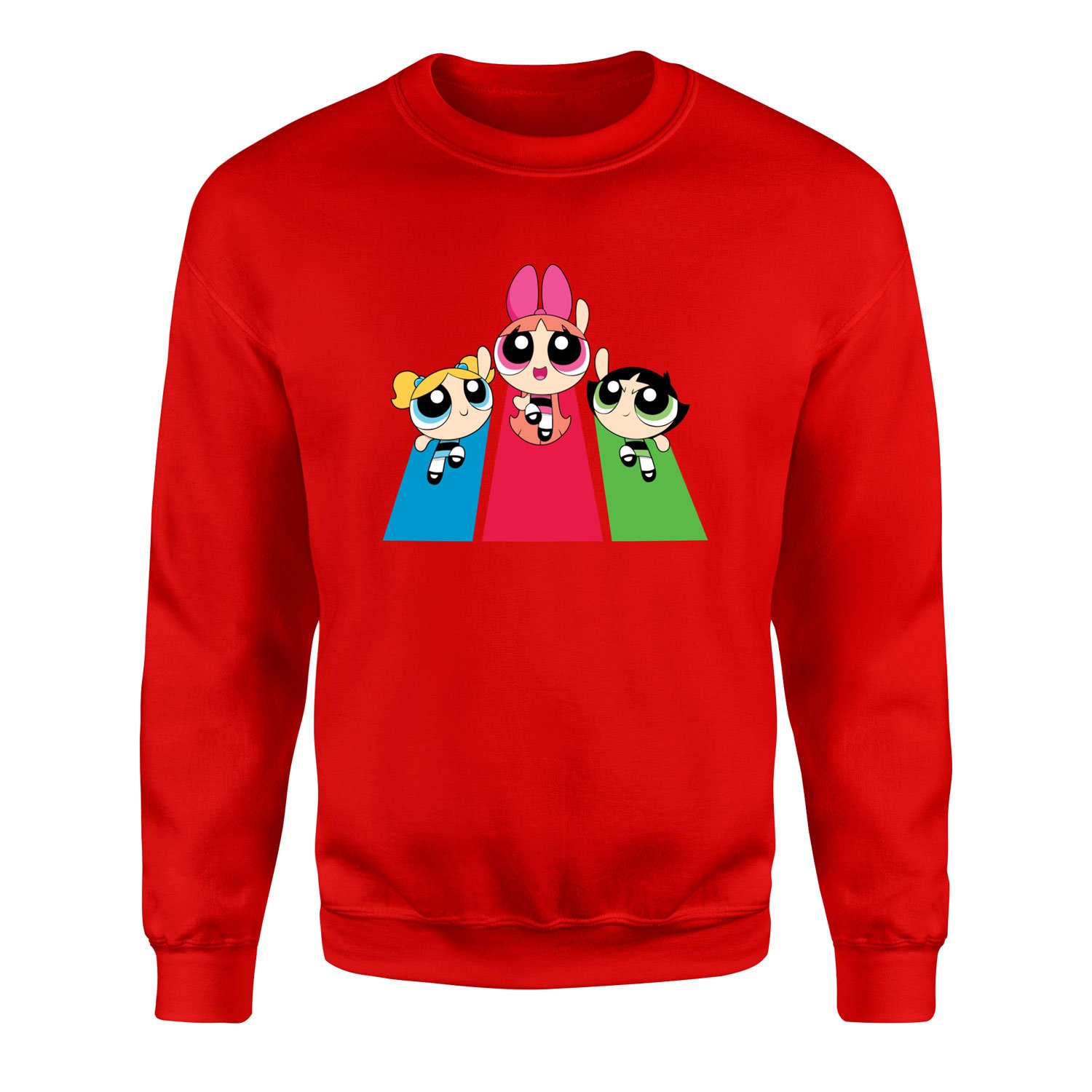 The Powerpuff Girls Sweatshirt XXL - Kırmızı