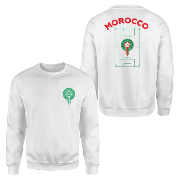 Fas Dünya Kupası 2026 Sweatshirt XL - Beyaz