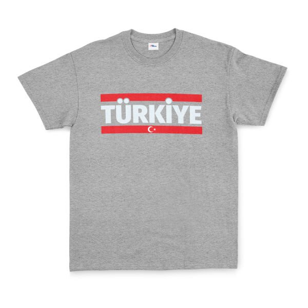 Türkiye Tişört XXL - Gri