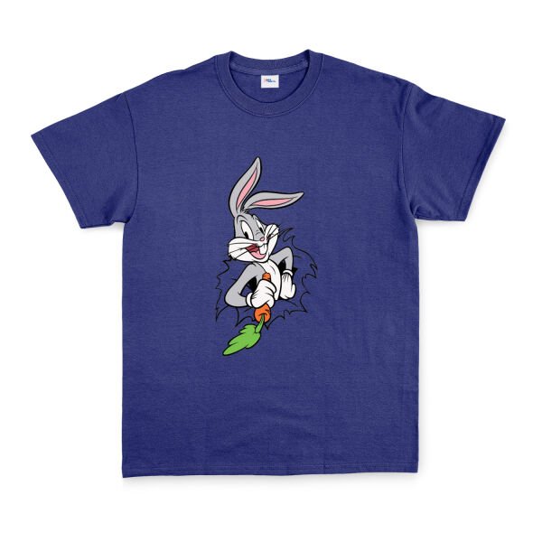 Bugs Bunny Splash Tişört L - İndigo Mavisi