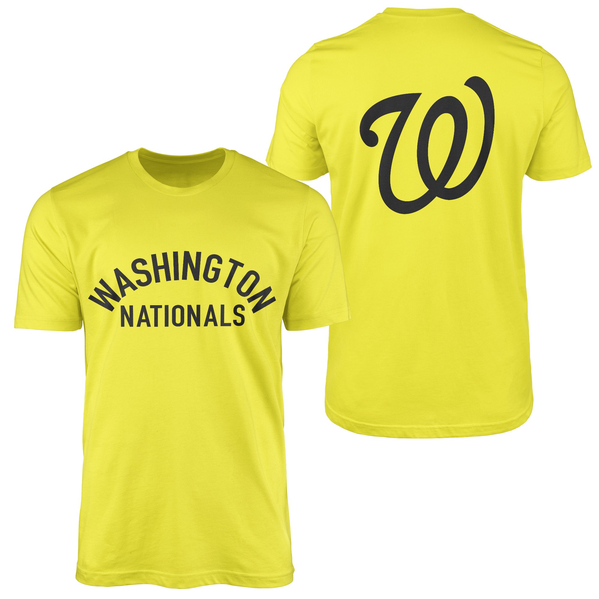 Washington Nationals Muted Tişört L - Sarı