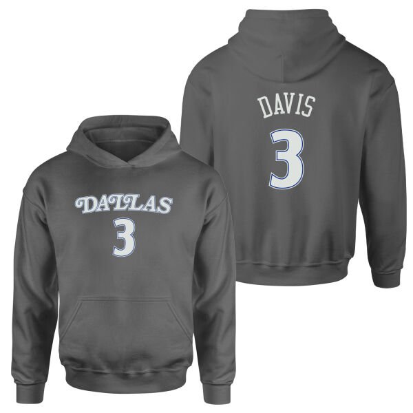 Anthony Davis 3 Dallas Forma Hoodie L - Füme