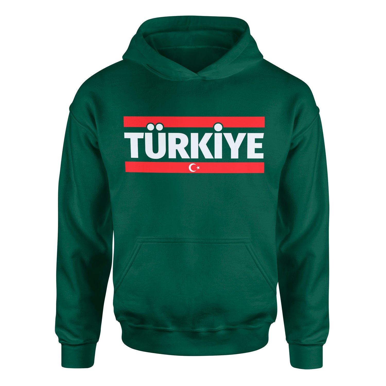 Türkiye Hoodie XXL - Nefti Yeşili