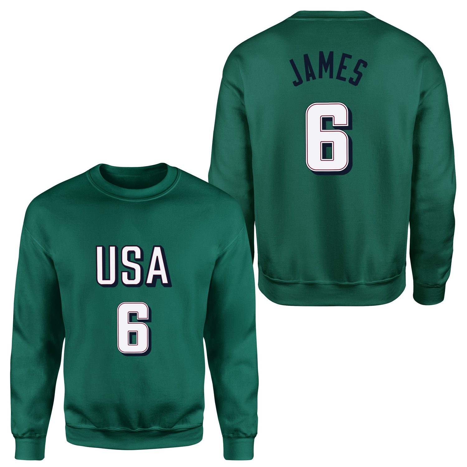 LeBron James Forma Sweatshirt S - Nefti Yeşili