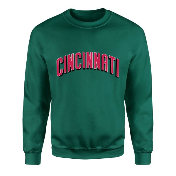 Cincinnati Sweatshirt S - Nefti Yeşili
