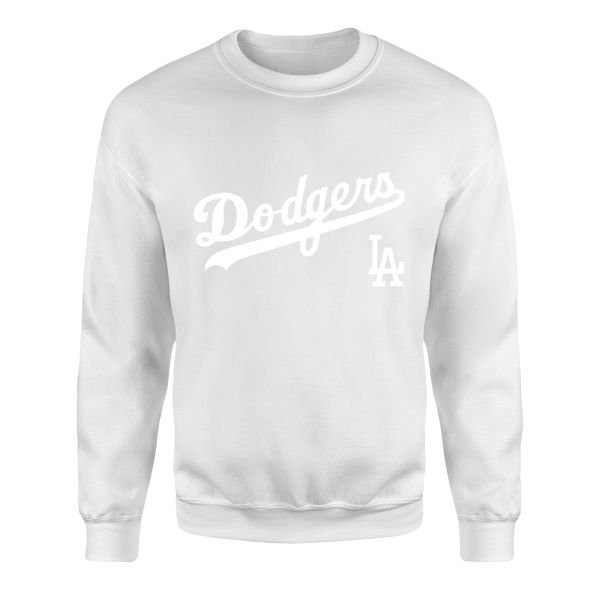 Dodgers, LA Sweatshirt S - Beyaz