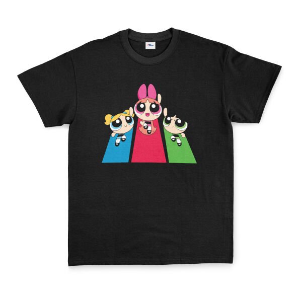 The Powerpuff Girls Tişört S - Siyah