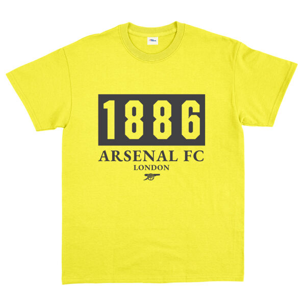 Arsenal Football Club 1886 Tişört XL - Sarı