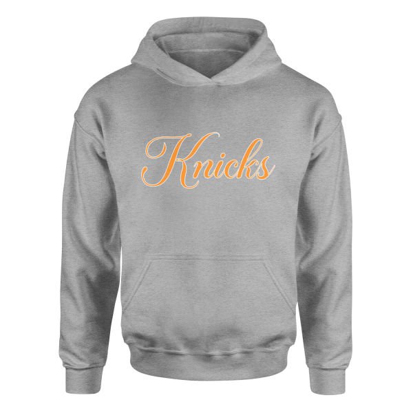 Knicks Cursive Hoodie XXL - Gri
