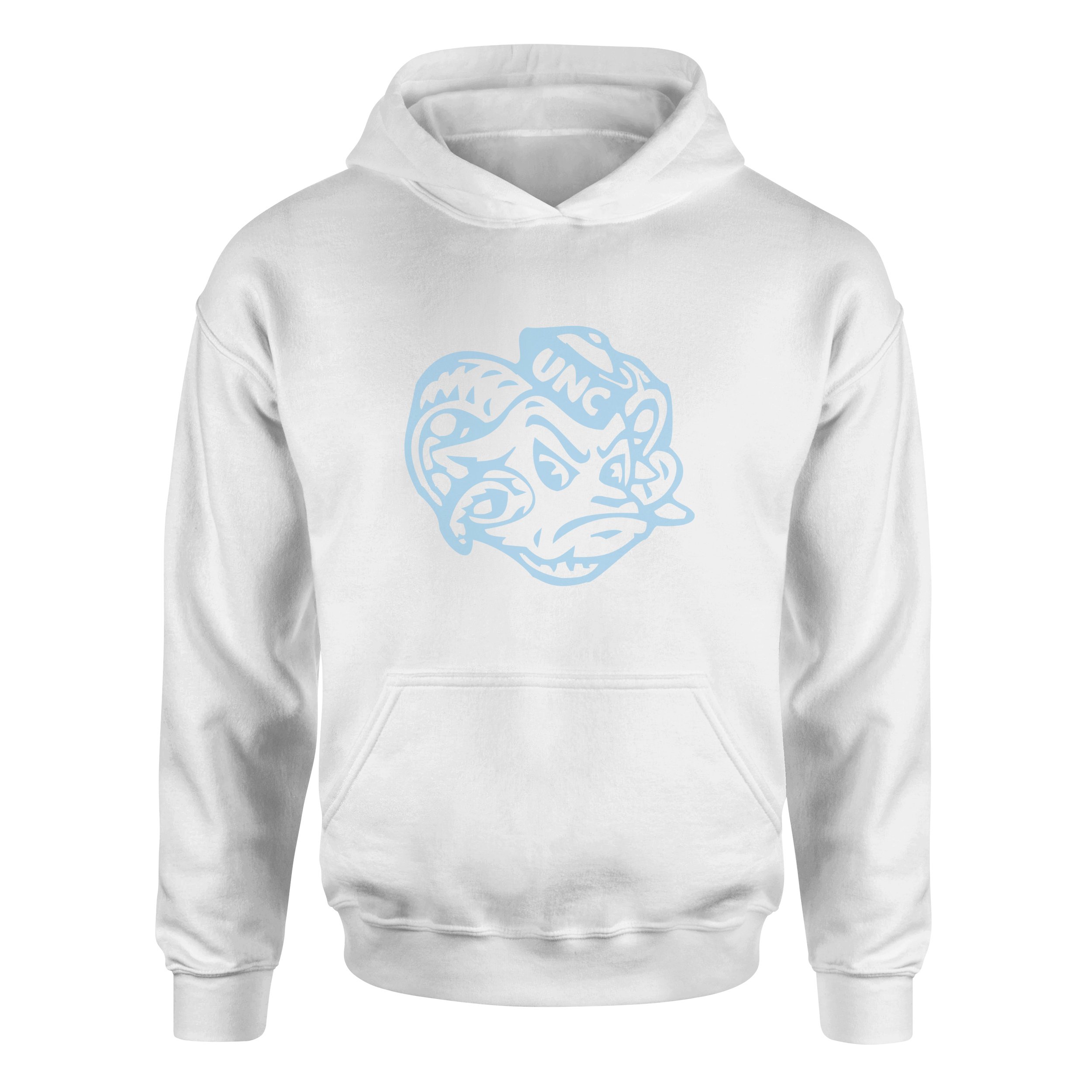 North Carolina Tar Heels Hoodie L - Beyaz