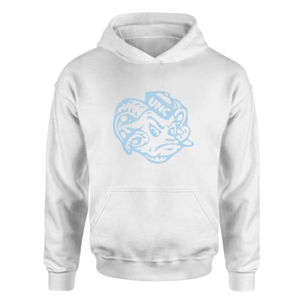North Carolina Tar Heels Hoodie L - Beyaz