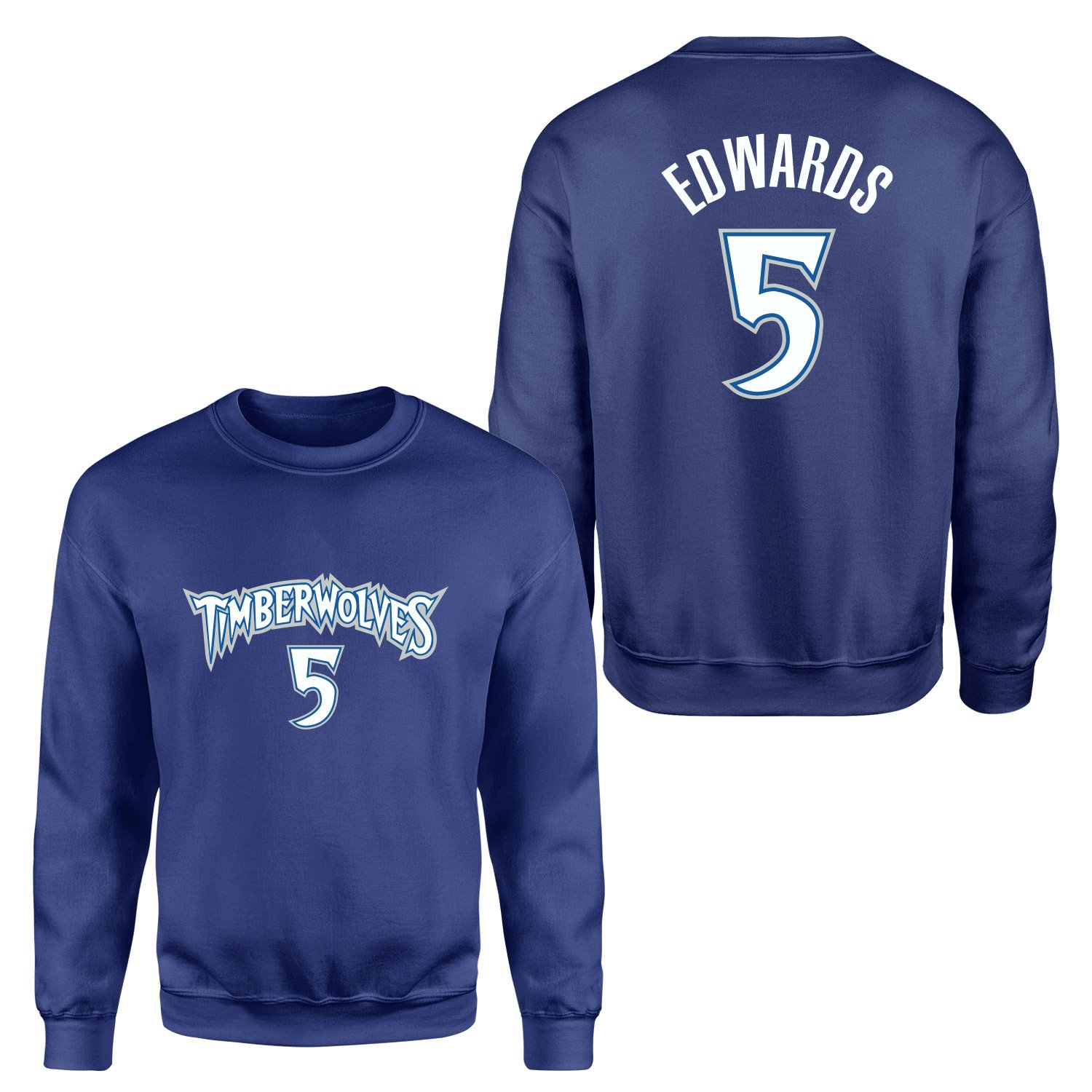 Anthony Edwards Minnesota Forma Sweatshirt S - İndigo Mavisi