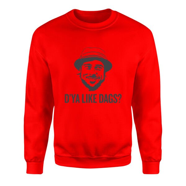 D’ya Like Dags? Snatch Sweatshirt L - Kırmızı