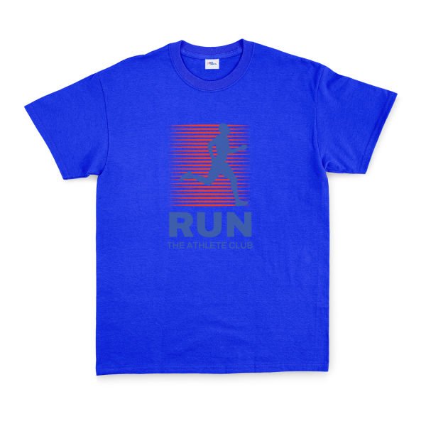 Run, The Athlete Club Tişört S - Mavi