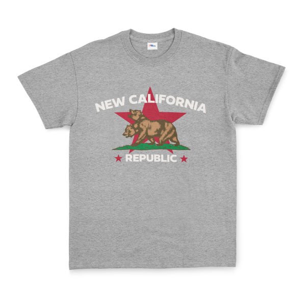 New California Republic Premium Tişört XL - Gri