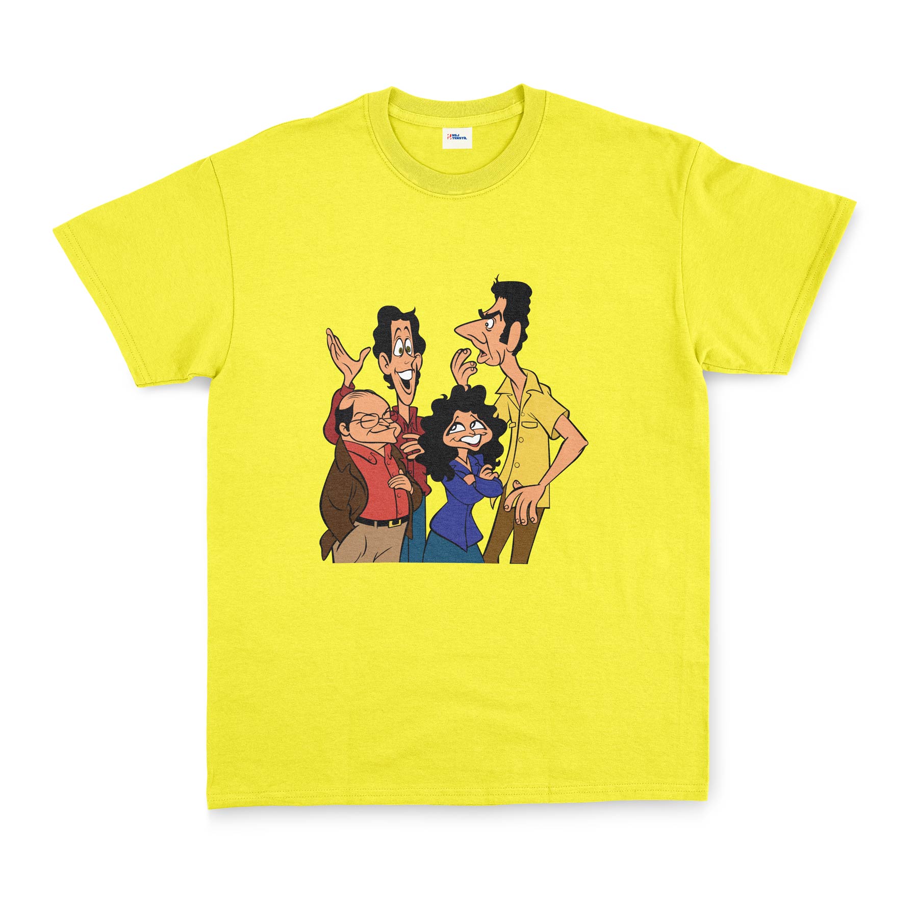 Friends of Seinfeld Tişört XXL - Sarı