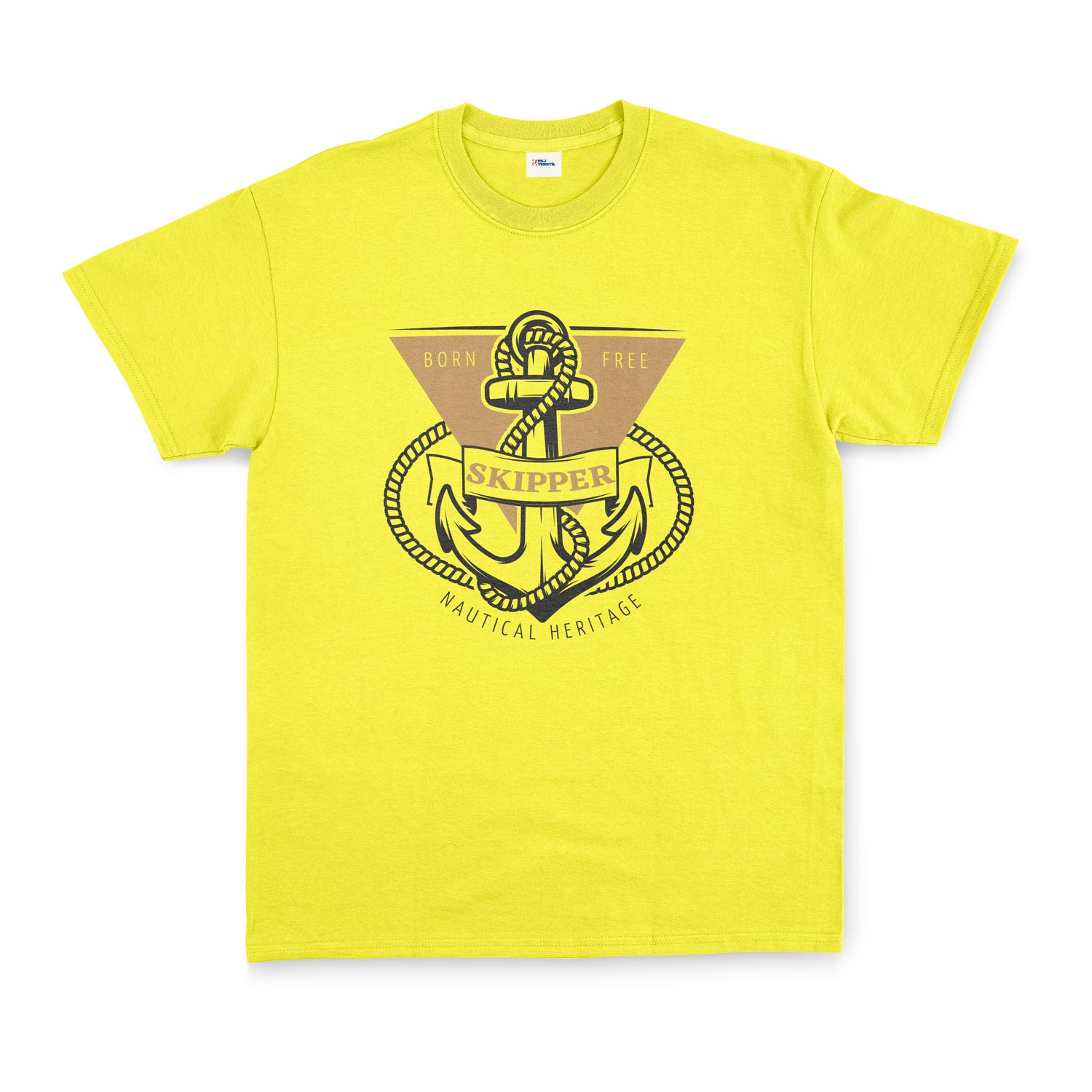 Skipper Denizci Tişört S - Sarı