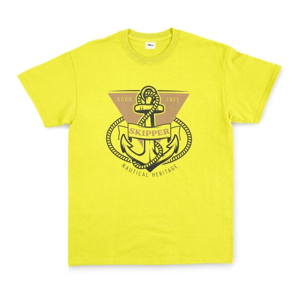 Skipper Denizci Tişört S - Sarı