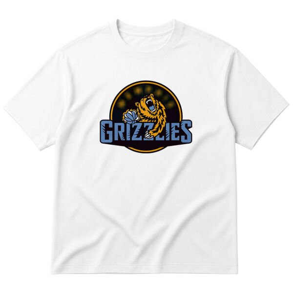 Grizzlies Oversize Tişört XL - Beyaz
