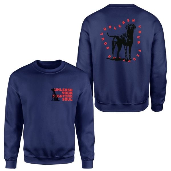Unleash Your Fighting Soul | Dog Sweatshirt XXL - İndigo Mavisi