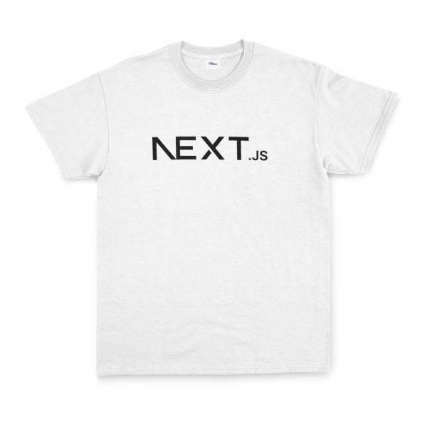 NEXT.js Tişört XL - Beyaz