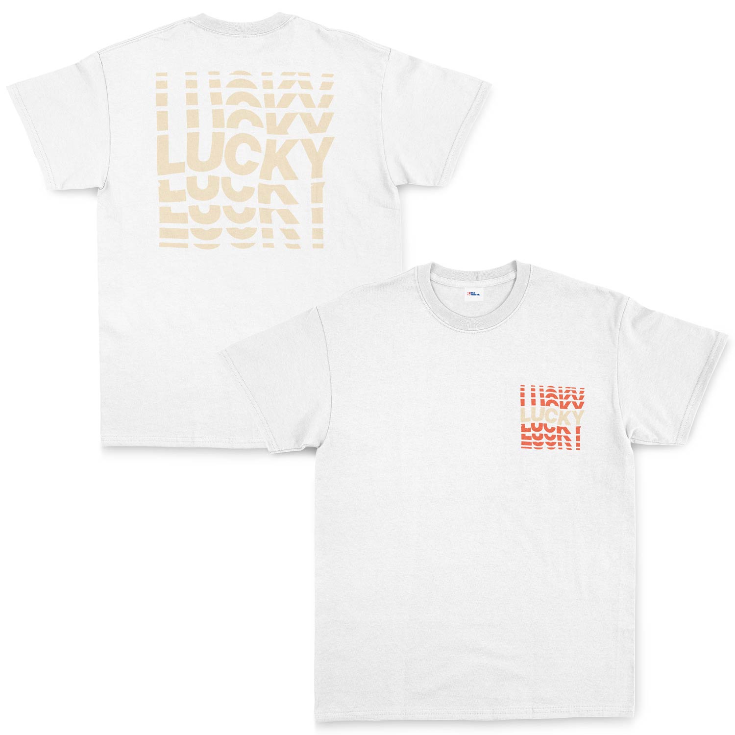 Lucky Tişört S - Beyaz