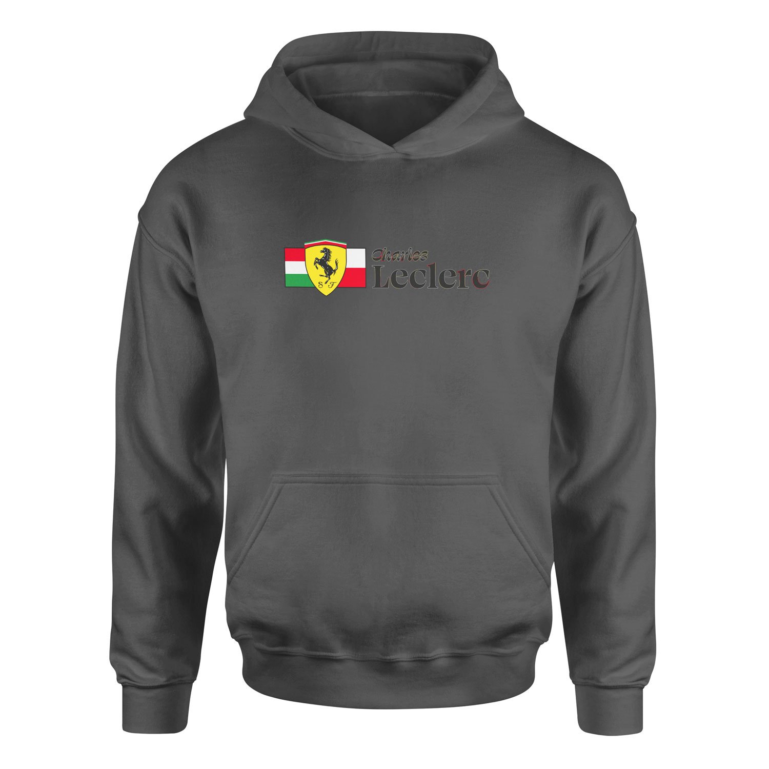 Charles Leclerc ITA-MON Elegant Hoodie S - Füme