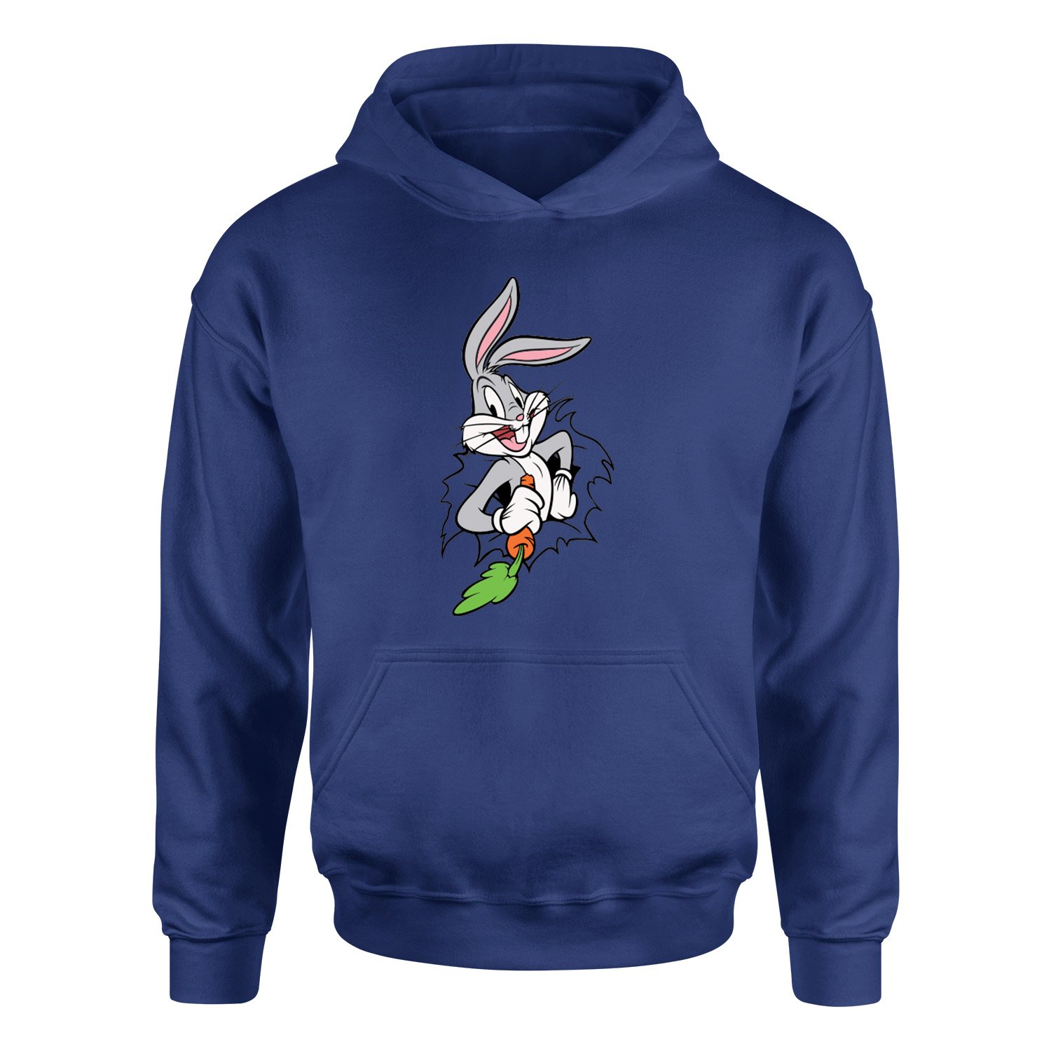 Bugs Bunny Splash Hoodie S - İndigo Mavisi