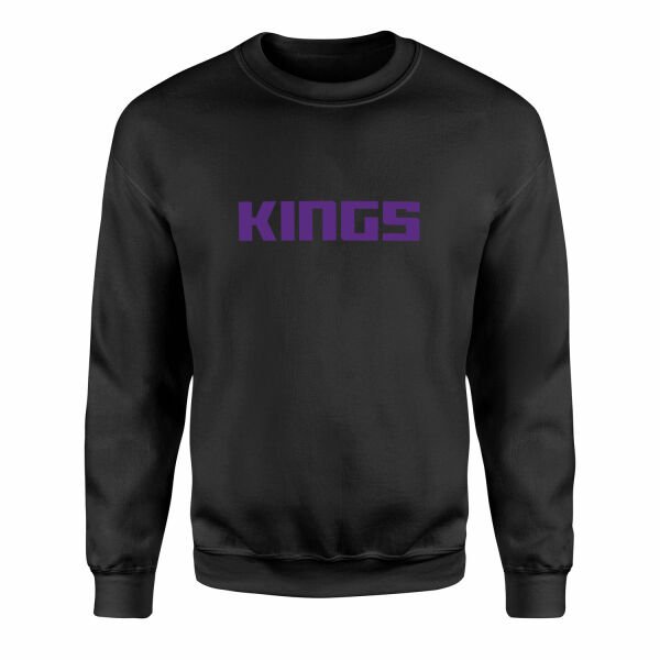 Sac Kings Iconic Sweatshirt M - Siyah