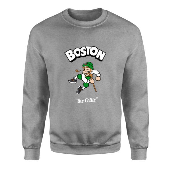 Celtics Cartoon Sweatshirt XL - Gri