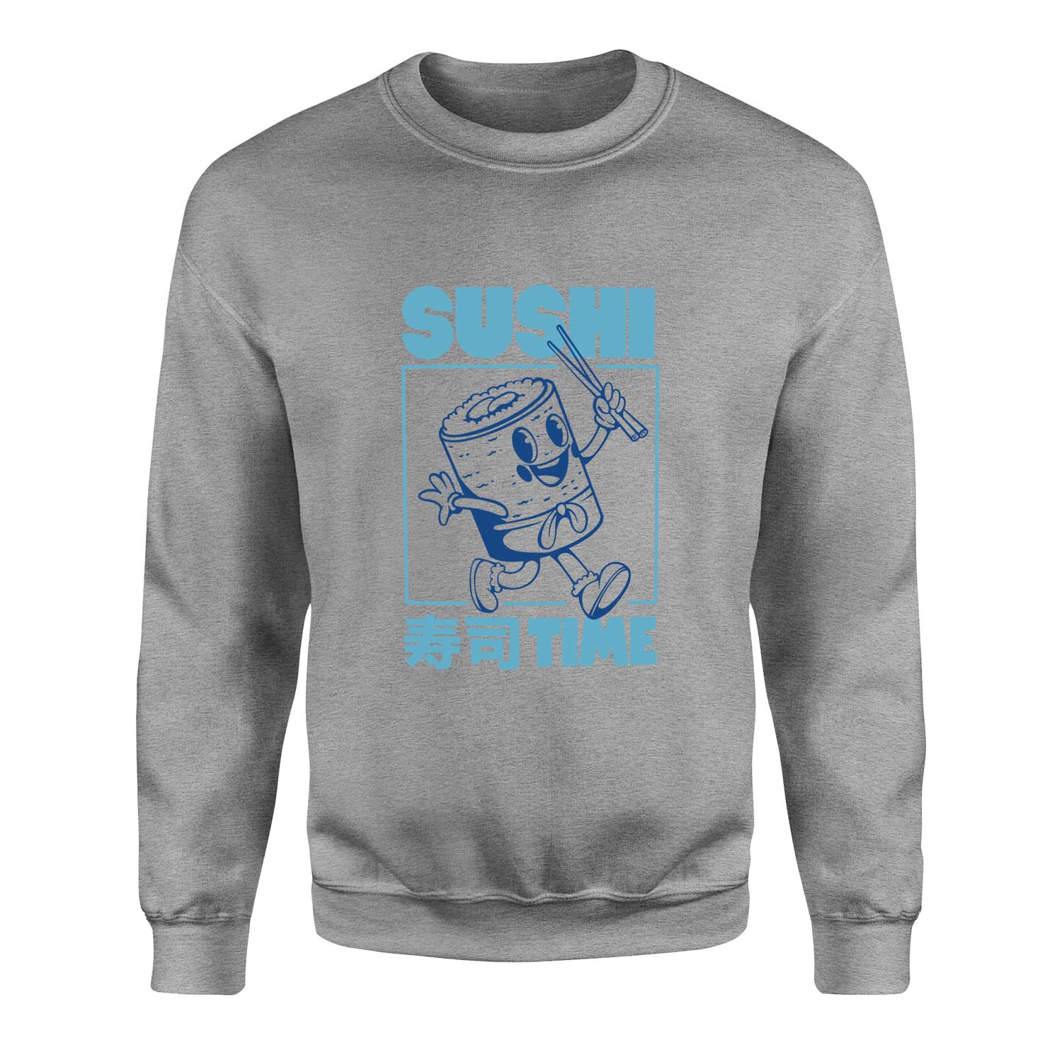 Sushi Time Sweatshirt L - Gri