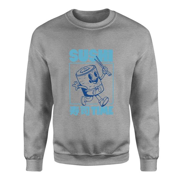 Sushi Time Sweatshirt L - Gri