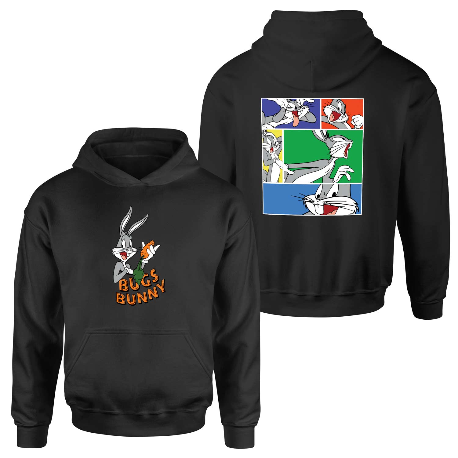 Bugs Bunny 360 Hoodie M - Siyah