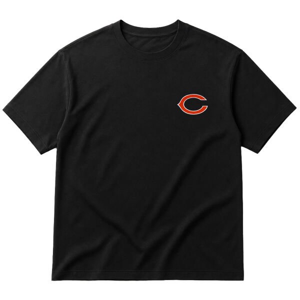 Chicago Bears Oversize Tişört M - Siyah