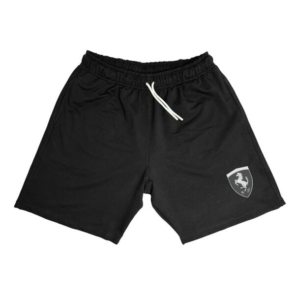 Scuderia Ferrari Muted Black Basic Şort XL - Siyah | OUTLET