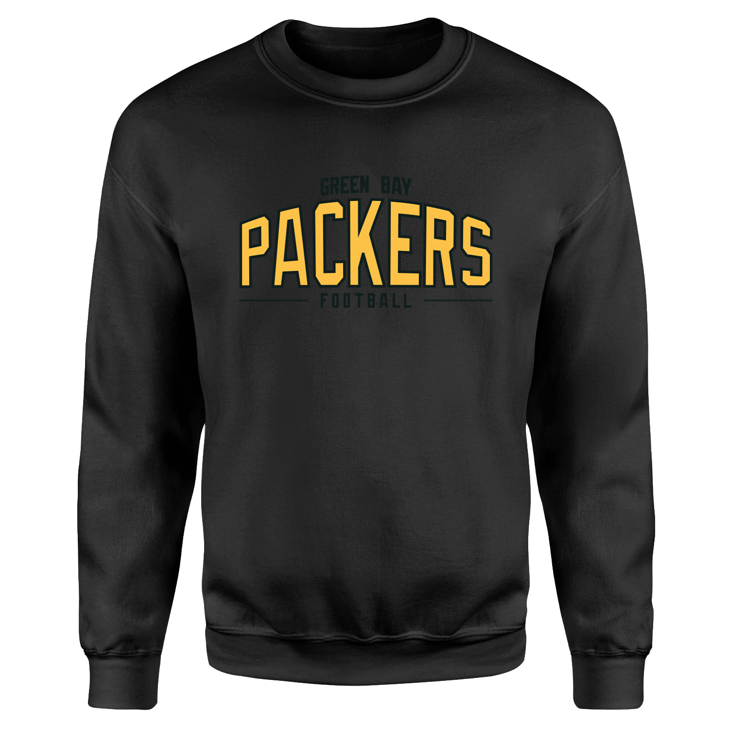 Green Bay Packers B Sweatshirt M - Siyah
