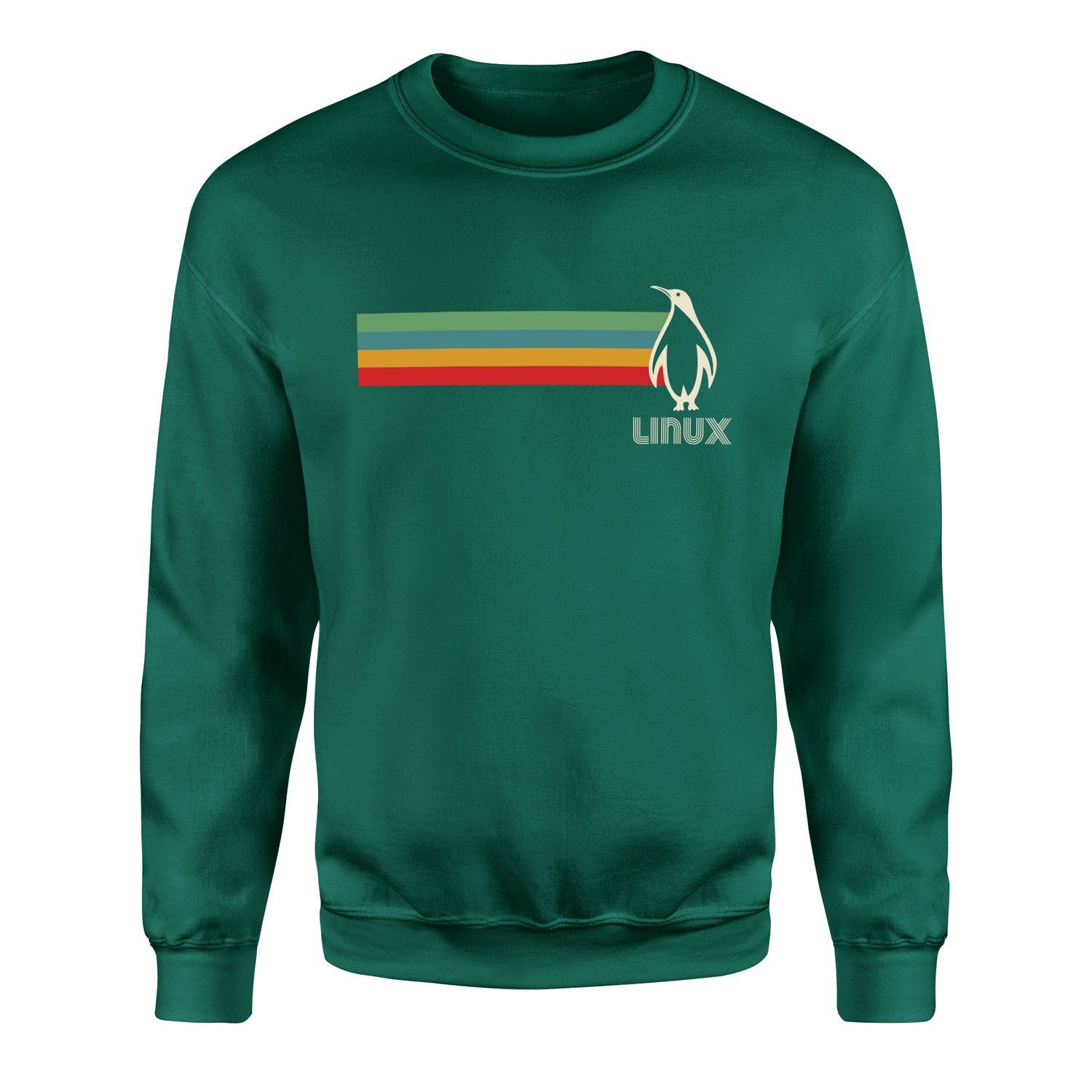 LINUX Sweatshirt M - Nefti Yeşili