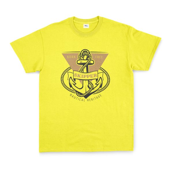 Skipper Denizci Tişört M - Sarı