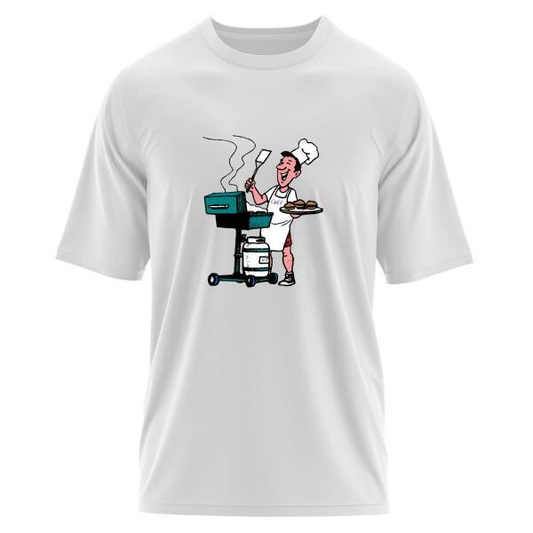 BBQ Chef Oversize Tişört L - Beyaz