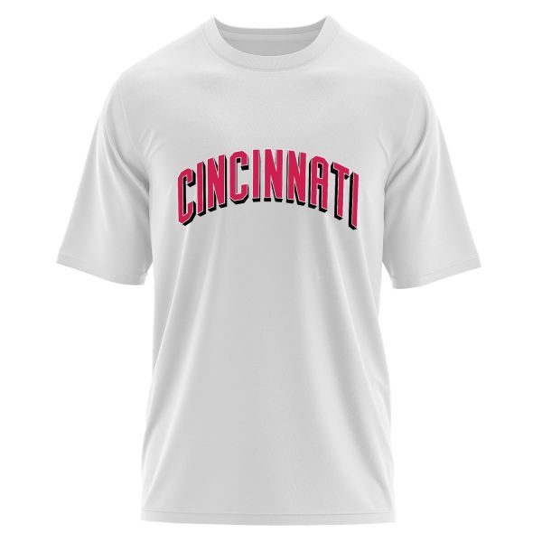 Cincinnati Oversize Tişört S - Beyaz
