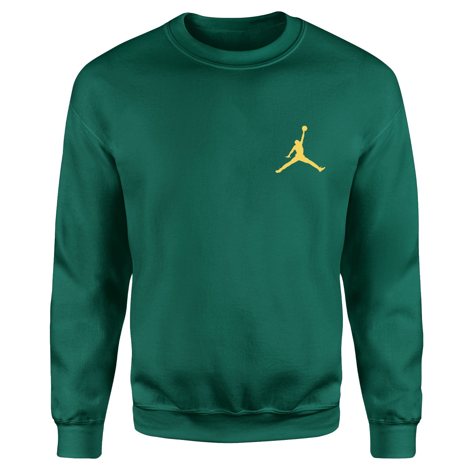 Air Jordan Gold Stroked Sweatshirt XL - Nefti Yeşili